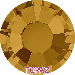 TOPAZ คริสตัล เพชรรีดร้อน คริสตัลตกแต่งเสื้อผ้า คริสตัลตกแต่งเล็บ คุณภาพดี เกรด TOP DMC ใช้แทน Swarovski ได้