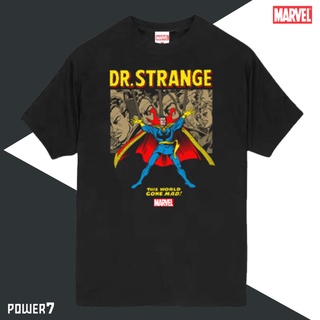 เสื้อยืดผ้าฝ้ายพิมพ์ลายขายดี เสื้อยืดการ์ตูน ลาย มาร์เวล Doctor Strange ลิขสิทธ์แท้ MARVEL COMICS  T-SHIRTS