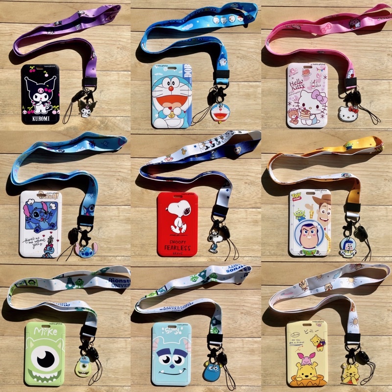 [ลดล้างสต็อค]ที่ใส่บัตรพนักงานลายการ์ตูน พร้อมสายคล้องคอ สุดน่ารัก คุณภาพเยี่ยม ลายสวย 🥰🥰