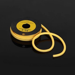 วายมาคเกอร์ EC-1 เป็นตัวมาคสายไฟเพื่อระบุตำแหน่งสาย แพ็คละ 100ชิ้น มี 0-9,A-Z (100ชิ้นต่อ1เลข )พร้อมส่ง ออกบิลได้
