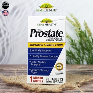 อาหารเสริม สำหรับผู้ชาย ต่อมลูกหมาก Real Health® The Prostate Formula with Saw Palmetto 90 Tablets