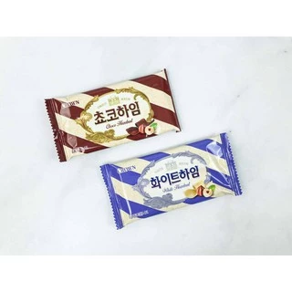 ขนมเกาหลี crown choco heim wafer collection บิสกิตสอดไส้ 2 รส 2 สไตล์ 47g,142g 초코하임 화이트하임