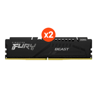 KINGSTON FURY BEAST RAM PC KF552C40BBK2-32 32GB(16*2) BUS5200 DDR5/LT By Speed Gaming