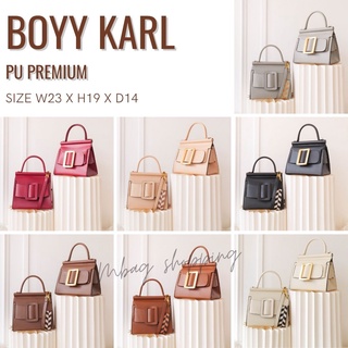 [ติดตามร้านรับส่วนลดทันทีกระเป๋าสะพาย boyy karl Pu premium mbagshop กระเป๋า กระเป๋าสะพายข้าง กระเป๋าสพายผญ กระเป๋าสตางค์