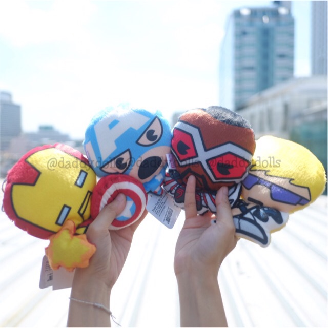 พวงกุญแจ Ironman ไอรอนแมน & Captain America กัปตันอเมริกา & Falcon & Hawkeye Jumping Avengers อเวนเจอร์ 6นิ้ว