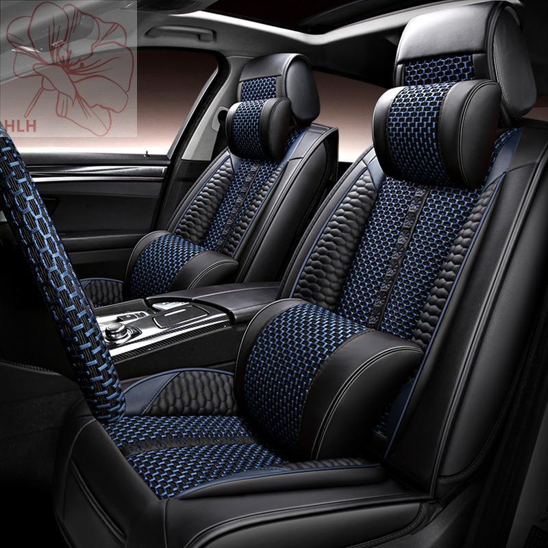 2021 MG 5 เบาะรองนั่ง 180T รุ่นแฟชั่น Four Seasons ผ้าไหมน้ำแข็ง เบาะรองนั่งในรถยนต์ แบบรวมทุกอย่าง ที่หุ้มเบาะพิเศษ ที่