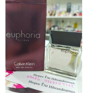 10ml มีกล่อง ของแท้ ใหม่ Calvin Klein Euphoria Men EAU DE TOILET น้ำหอมแท้ หลอดสเปรย์ Calvin Klein euphoria men 10ml.