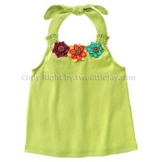 Gymboree Tropical Flower Halter Tank ไซส์ 3T (สินค้านำเข้าจาก USA)