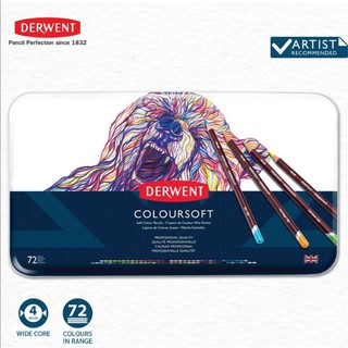 ดินสอสี Derwent 72 coloursoft / สีไม้