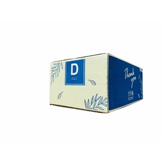 กล่องไปรษณีย์ลาย Thank you เบอร์ D (20ใบ)