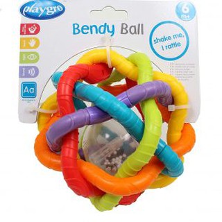 Playgro ลูกบอลพลาสติกสีแบบเป็นยางกัด Bendy Ball