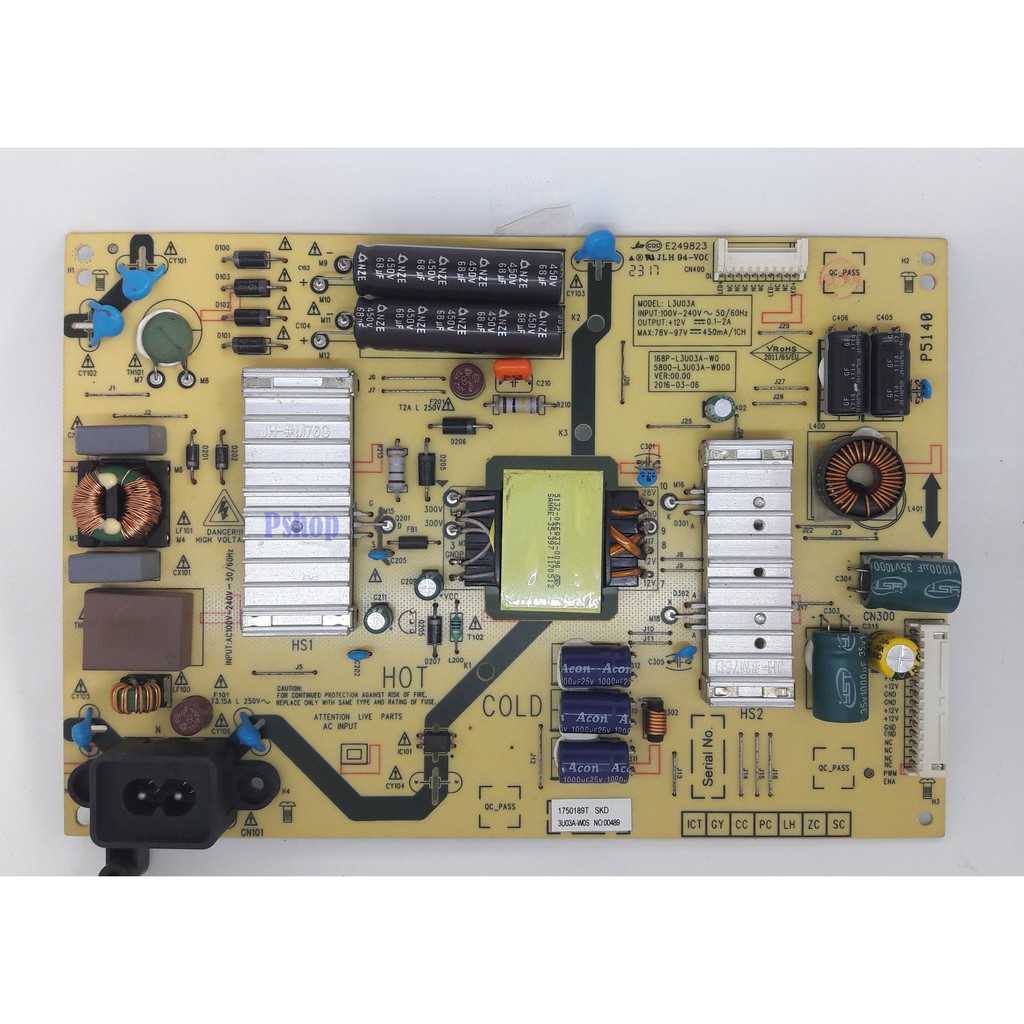 Power Supply  Toshiba 40L5650VT : L3U03A