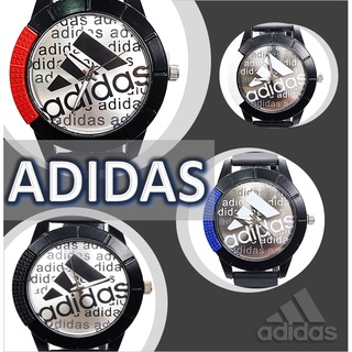 (ฟรีกล่อง)นาฬิกาข้อมือชายและหญิง หน้าปัดกลมadidas แบรนเนม ระบบเข็ม นาฬิกาsport ผู้หญิงน้กเรียนวัยรุ่นสายยาง RC150