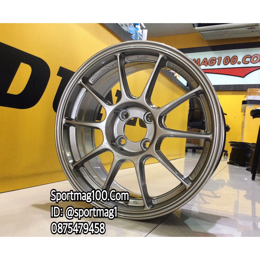 ล้อแม็กซ์ TC105X สีไทเทเนียม (ts-titan) 7-16นิ้ว 4รู100 ET36[18567]