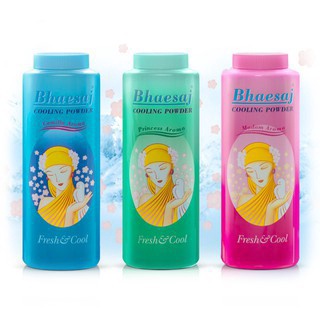 Bhaesaj Cooling Powder แป้งเย็น เภสัช 300/200/100g (1pcs)