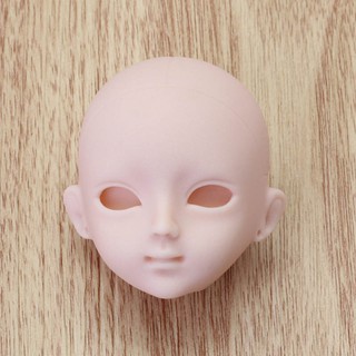 หัวตุ๊กตาบาร์บี้ พลาสติกนิ่ม ไม่มีตา สําหรับตุ๊กตา 1/6 BJD