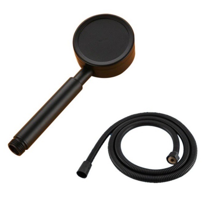 🎉ถูกที่สุด GokTook 🚰ฝักบัวอาบน้ำ เพิ่มแรงดัน สแตนเลส 304 สีดำ หน้าสีดำ พร้อมสายฝักบัว สแตนเลส MA-F-203BK - รูปที่ 4