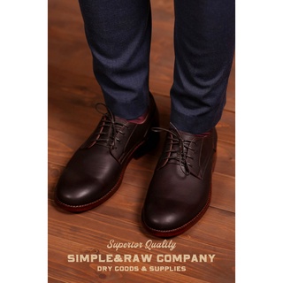 Simple&amp;Raw - SH301 Woodstock Derby shoes (Brown)