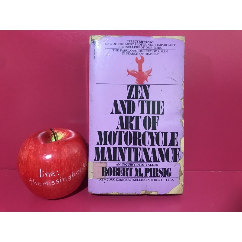 Zen and the Art of Motorcycle Maintenance Robert M . Pirsig’s book หนังสือภาษาอังกฤษ หนังสือหายาก เซน แรงบันดาลใจ