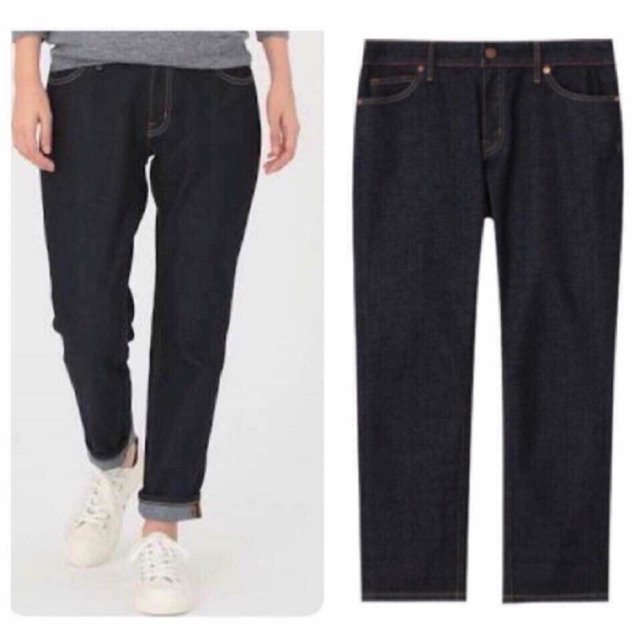 muji boyfit jeans