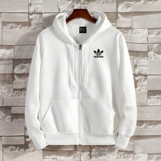 Adida-s Hooded Jacket เสื้อแจ็คเก็ตฮู้ด แบบซิป