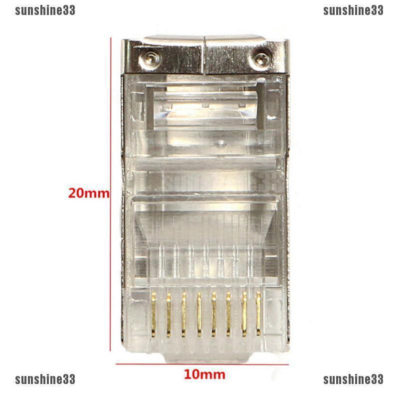 ปลั๊กเชื่อมต่อโมดูลาร์ RJ45 Cat6 8P8C