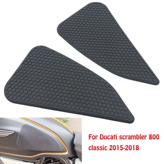 สติกเกอร์กันลื่น สําหรับติดตกแต่งถังน้ํามันรถจักรยานยนต์ Ducati SCRAMBLER 800 CLASSIC 2015 2016 2017 2018