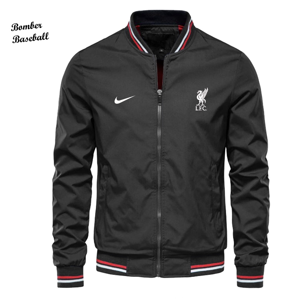 เสื้อแจ็คเก็ตเบสบอลผู้ชายล่าสุดพร้อมโลโก้ LIVERPOOL / เสื้อแจ็คเก็ตเบสบอล / ตับ / เสื้อแจ็คเก็ตแฟชั่นบุรุษ versy ลิเวอร์พูล