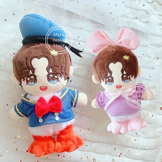 ชุดเดรสพิมพ์ลาย daisy duck dresses cai xukun bangtan jin boys ขนาด 15/20 ซม. สําหรับตกแต่งตุ๊กตา