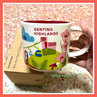 Starbucks ☘️GENTING HIGHLANDS Mug YOU ARE HERE☘️ YAH Collector Mugs ☘️14oz new w/SKU.