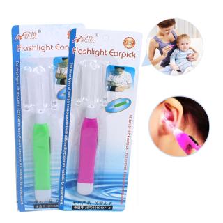   ไม้แคะหู มีไฟLED  Flashlight Earpick 1ชิ้น คละสี  รุ่น FlashLight-earpick-00h-June-Beam