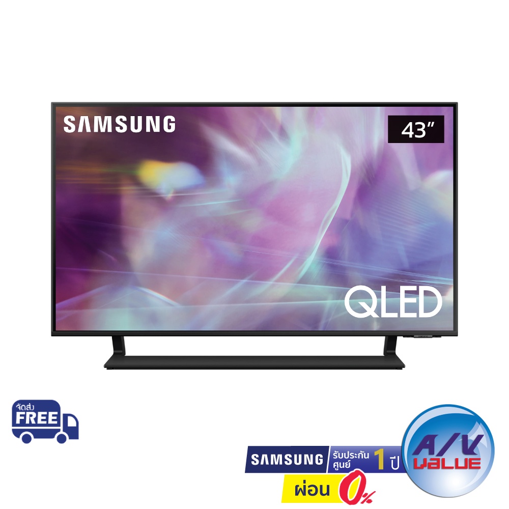 [ ส่งฟรี ] Samsung QLED 4K TV รุ่น Q43Q65ABKXXT ขนาด 43 นิ้ว Q65A , Q65AB Series ( 43Q65A , 43Q65AB ) ** ผ่อน 0% **