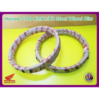 วงล้อ ของแท้  -  Honda​ ST90​ K0K1K2 Front &amp; Rear Steel​ Wheel​ Rim​ Genuine​ parts​