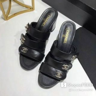 Chanel Leather Sandals