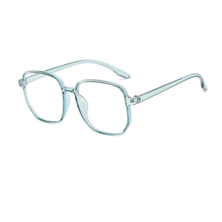 (HENGHA) แว่นตาใส ทรงโอเวอร์ไซซ์ กรอบสี่เหลี่ยม แฟชั่นเกาหลี ป้องกันแสงสีฟ้า