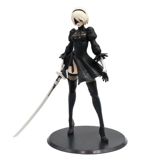 ฟิกเกอร์ NieR Automata 2B YoRHa Deluxe Version PVC ขนาด 28 ซม. ของเล่นสําหรับเด็ก