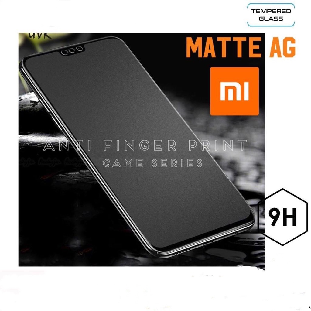 XiaoMi REDMI A2 / 2S / 5 / 5+ / 6A / 6PRO / 7 / 8A / FOCO F1 / GO / Anti ลายนิ้วมือ Matte Tempered G