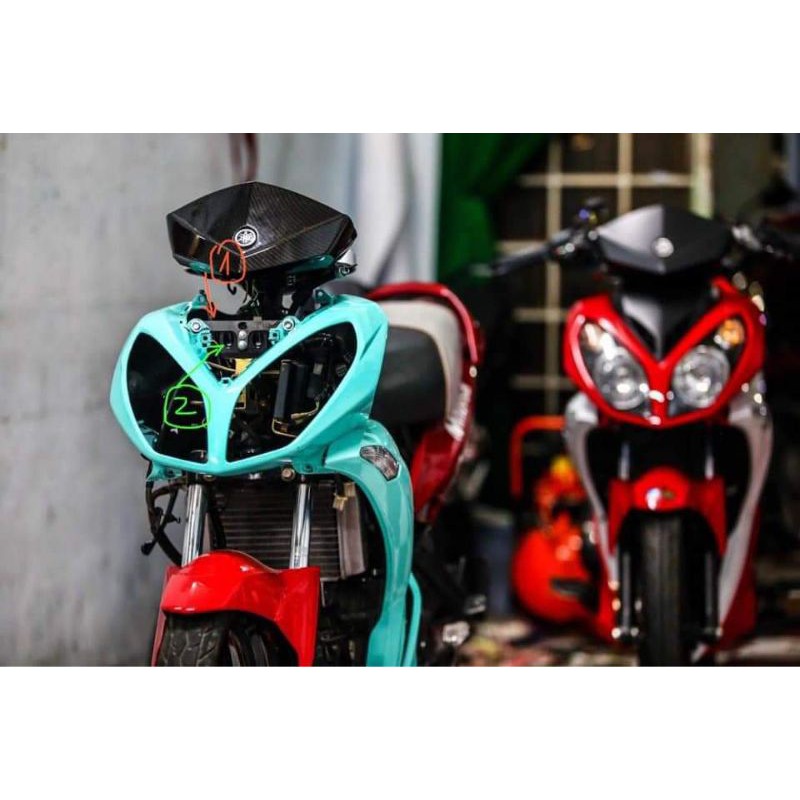 เบรค DADA YAMAHA X1R COSTUM CNC VIETNAM