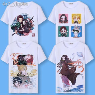 ☍🔥ถูกและดี ชุดคอสเพลย์ Anime เสื้อดาบพิฆาตอสูร ชุดชิโนบุผีรอบใบมีดอะนิเมะ Tanjiro เสื้อยืด Tomioka Yoshiyuki เสื้อผ้าสอ