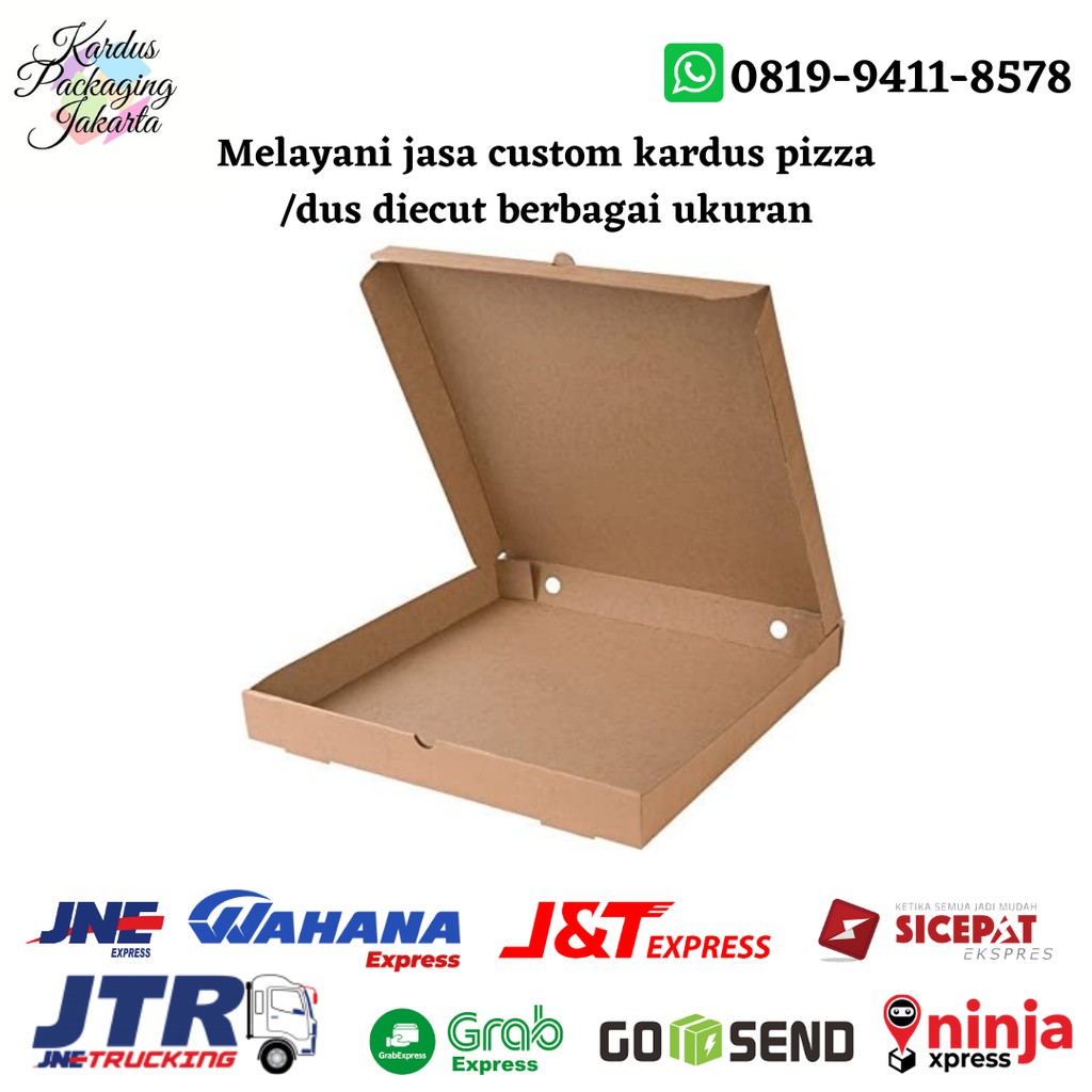 CUSTOM PIZZA BOX / DIETA BOX DISPLAY SIZE