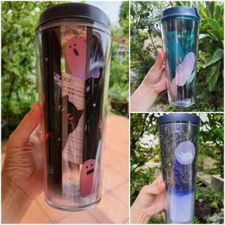 Starbucks Tumbler พลาสติก 2 ชั้น ขนาด 16 oz. พร้อมถุงผ้าทุกใบ