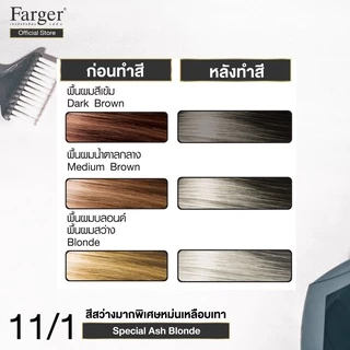 ( น้ำยาย้อมผม โทนสีหม่น ) Farger ฟาร์เกอร์ เอชซีอี แฮร์ คัลเลอร์ ครีม 100 มล.