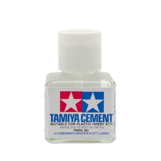 กาวติดโมเดล กาวติดพลาสติก TA 87003 - TAMIYA CEMENT (40 ml) กาวทามิย่าฉลากขาว