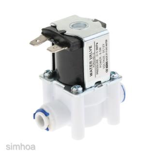 1/4 Inch 12V Inlet Feed Water Solenoid Valve N/C, Made of food-grade POM plastic, high heat resistant