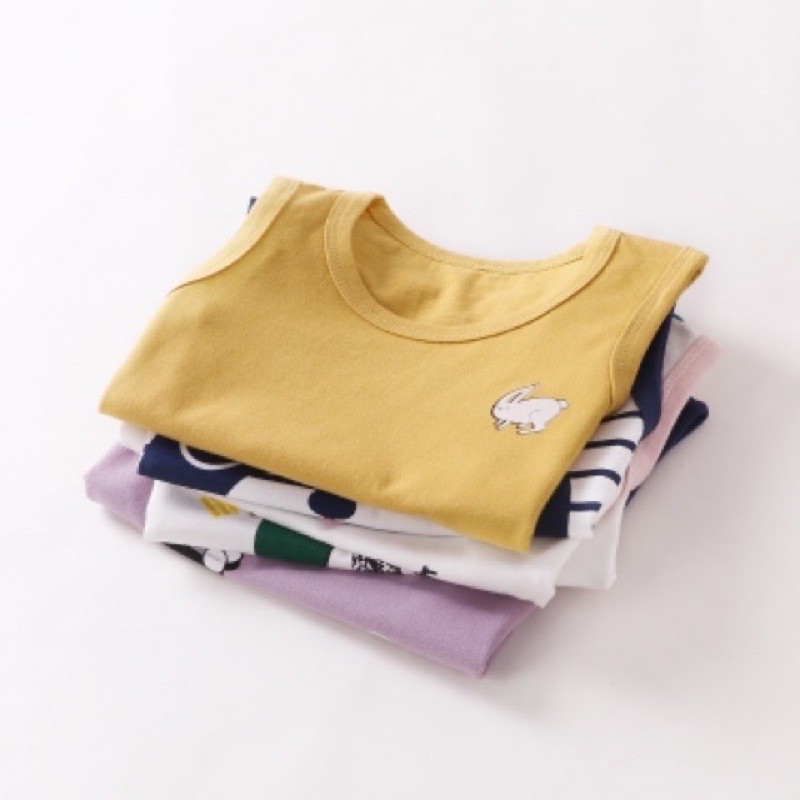 [จัดส่งเร็ว] ☃ชุดเสื้อกล้ามเด็ก เสื้อกล้าม+กางเกง ii SIZE 130♗