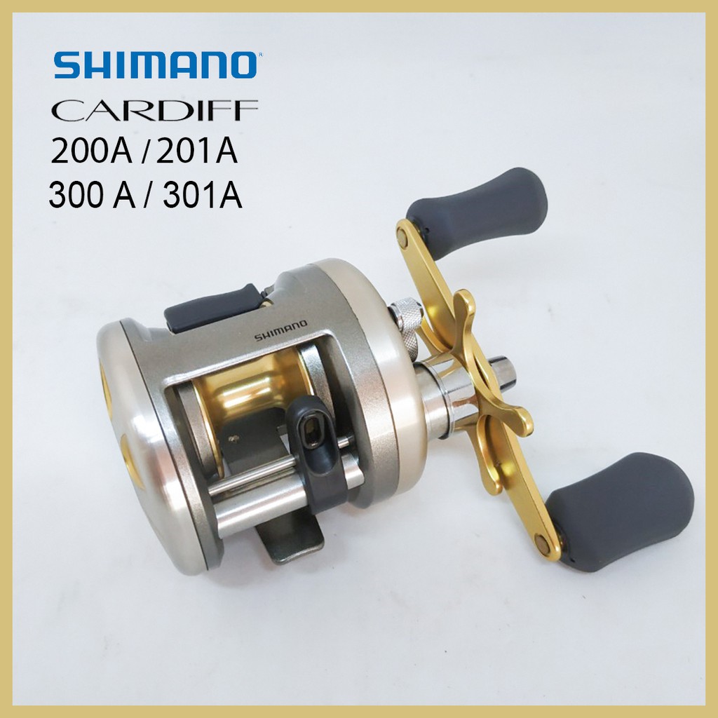 SHIMANO CARDIFF 200A 201A 300A 301A 400A 401A Baitcasting Fishing