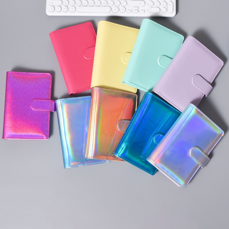XI Creative 6 แหวน Binder Notepad ฝาครอบพร้อมผู้ถือบัตรสําหรับนักเรียนวิทยาลัย T