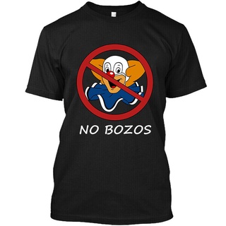 [S-5XL] เสื้อยืดลําลอง แขนสั้น พิมพ์ลาย No Bozos โอเวอร์ไซซ์ สําหรับผู้ชาย