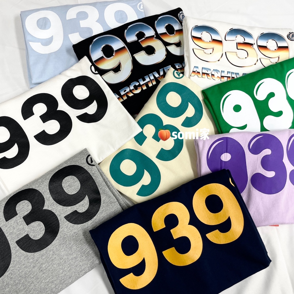 Archivebold 939 เสื้อยืดแขนสั้น ผ้าฝ้าย พิมพ์ลาย แฟชั่น