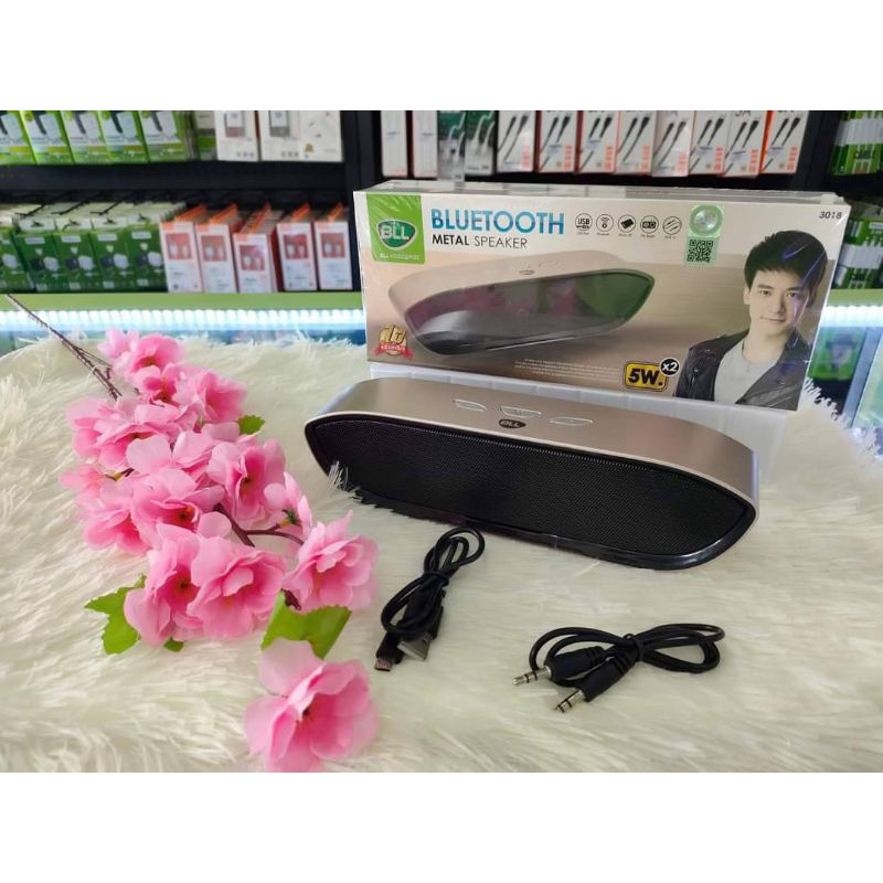ลำโพงบลูทูธ BLL Metal-Bluetooth Speaker รุ่น 3018 ลำโพงไร้สาย ขนาดพกพา เสียง